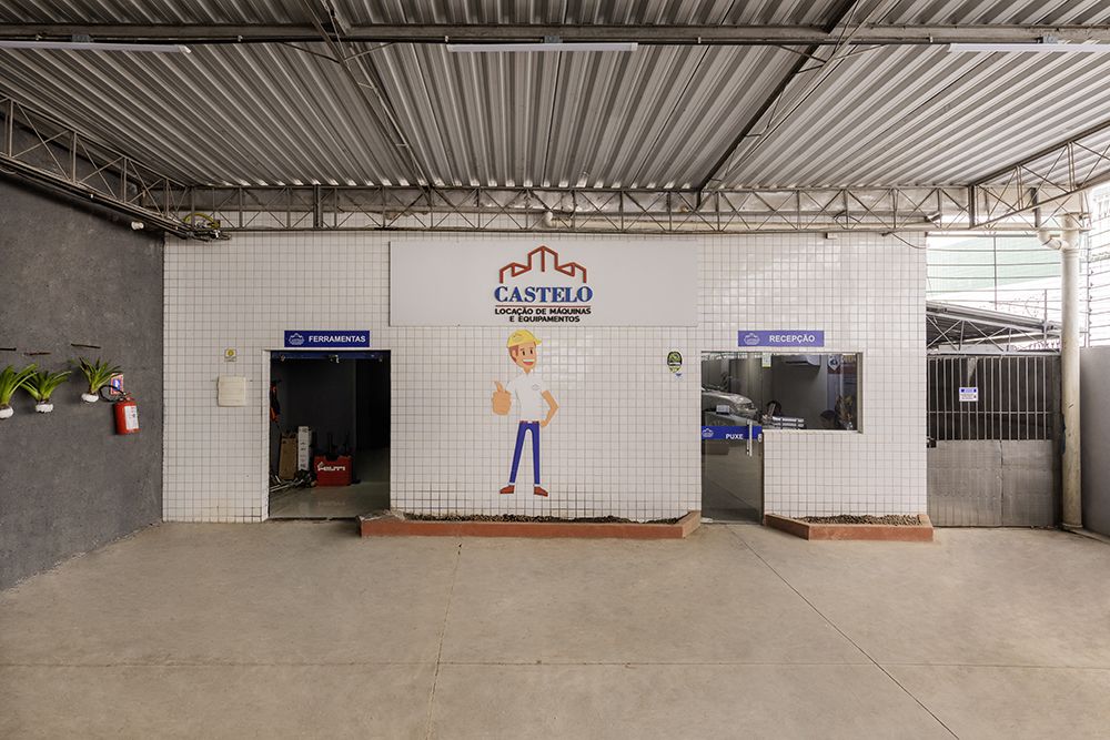 Recepção e retirada de ferramentas